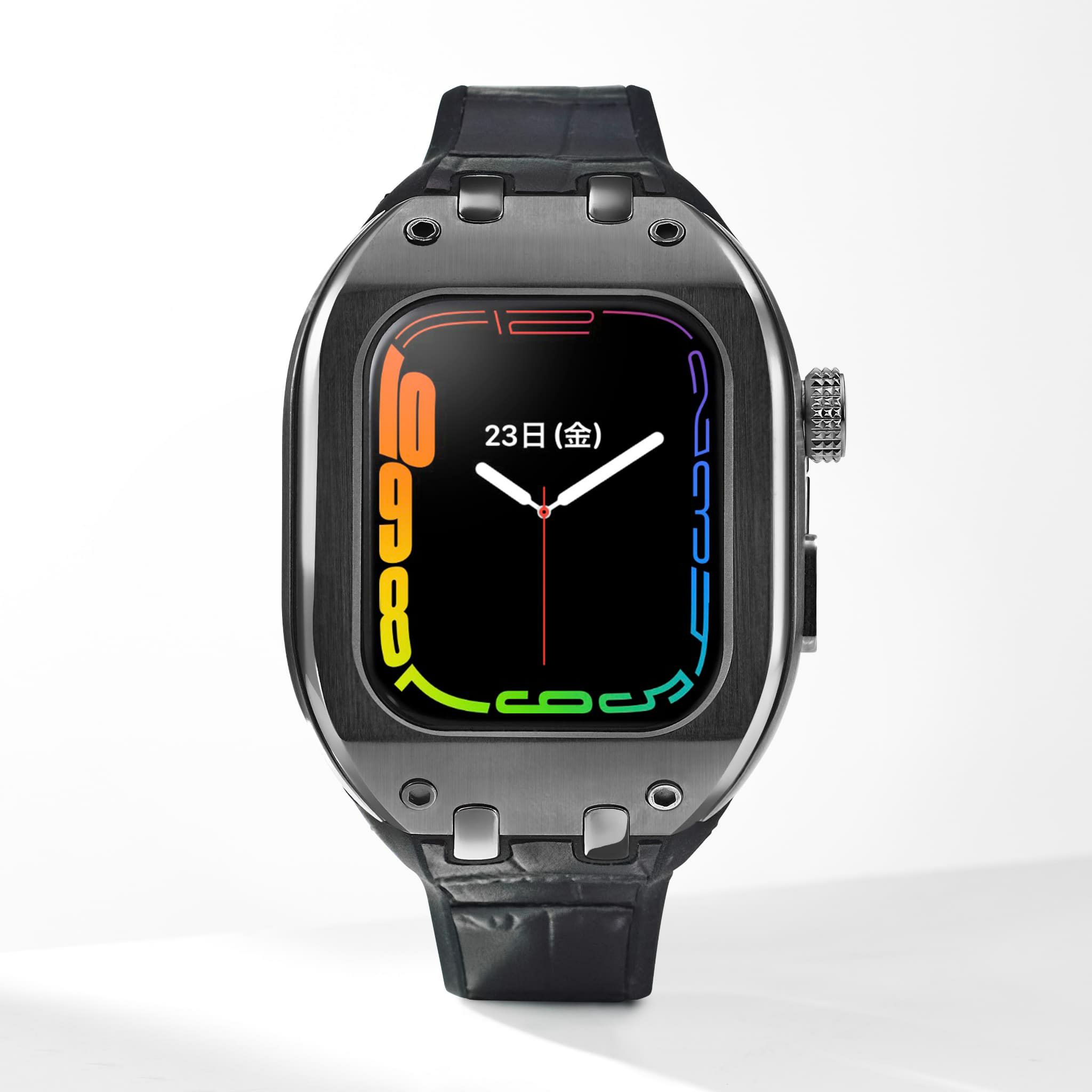 Apple Watch ケース 9/8/7対応 - IPcoating WBB0290-008 45mm | 高級 