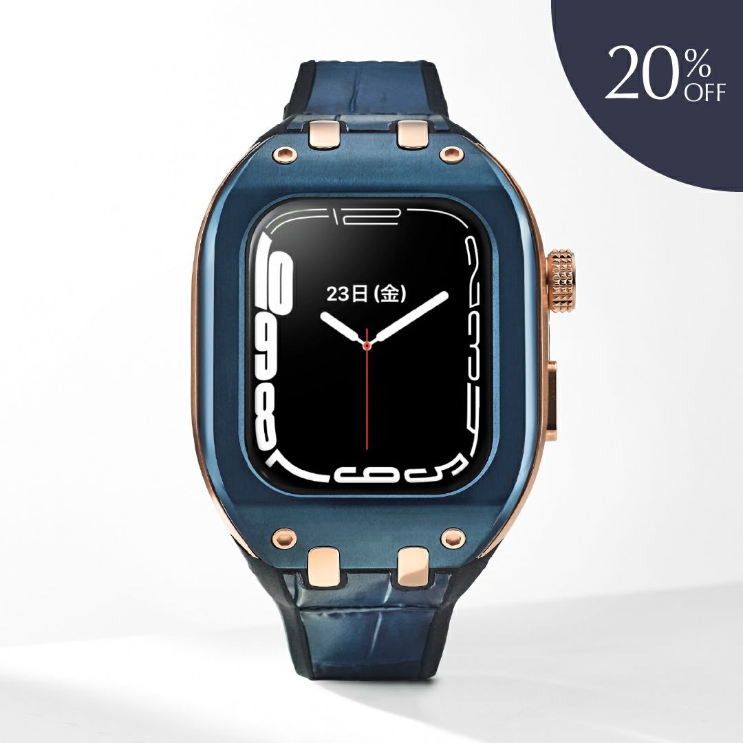 Apple Watch ケース 9/8/7対応 - IPcoating WBB0289-011 41mm レビュー 