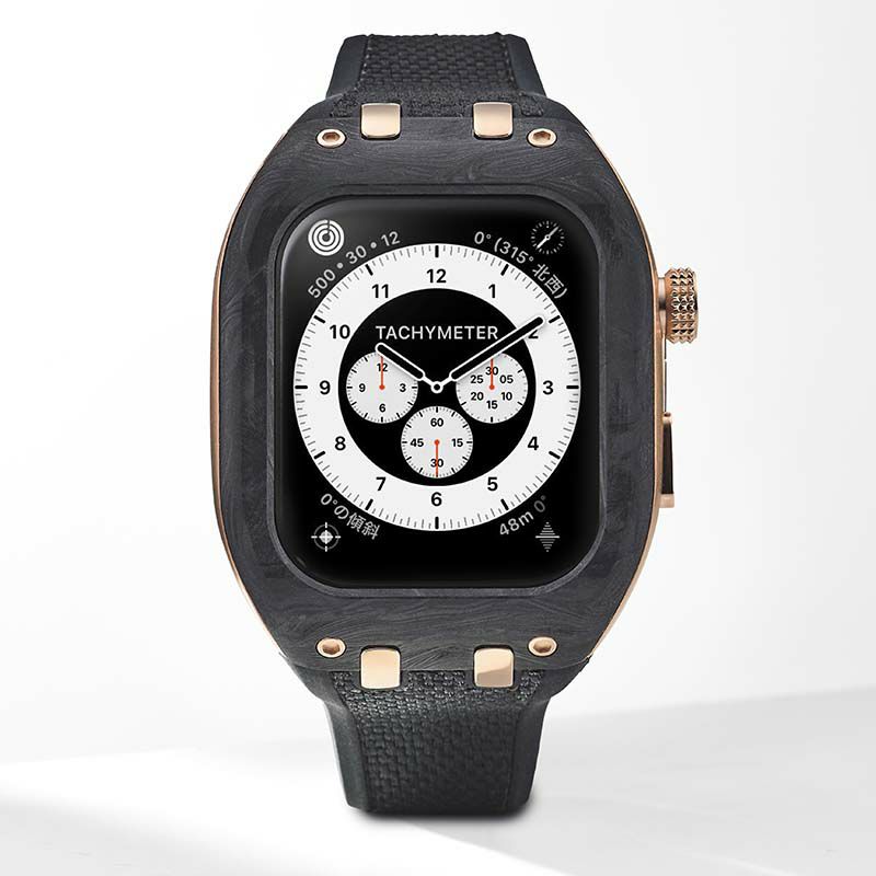 Apple Watch ケース 9/8/7対応 - CARBON WBB0290-016 45mm | 高級 