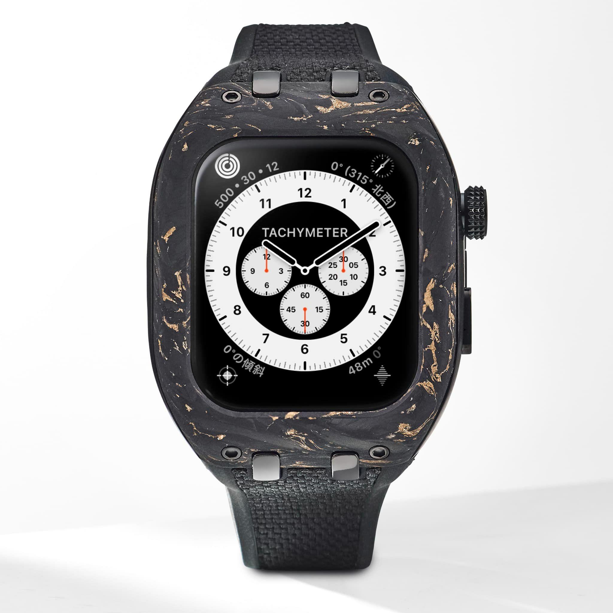 Apple Watch ケース 9/8/7対応 - CARBON WBB0290-017 45mm | 高級 