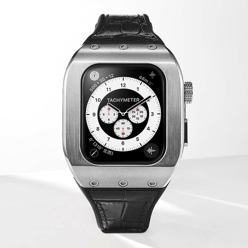 【新作】Apple Watch ケース 4/5/6/SE対応 - 0640CL01SSYLBKS 